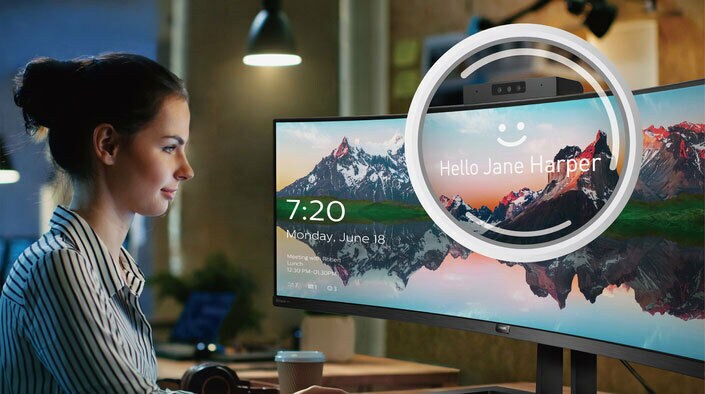 Philips 499P9H Office Monitor - Curved, DQHD, Höhenverstellung_5