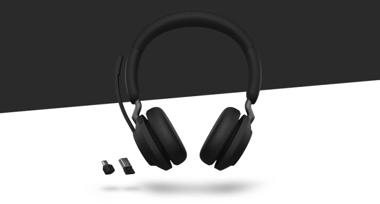Jabra Evolve2 65 Headset, Stereo, kabellos, Bluetooth, schwarz_4