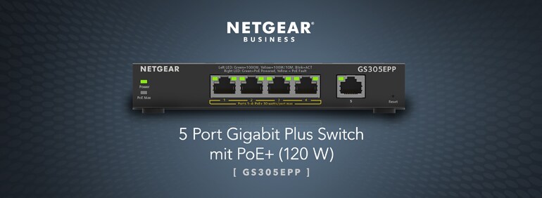 NETGEAR GS305EPP SOHO Plus Switch_1